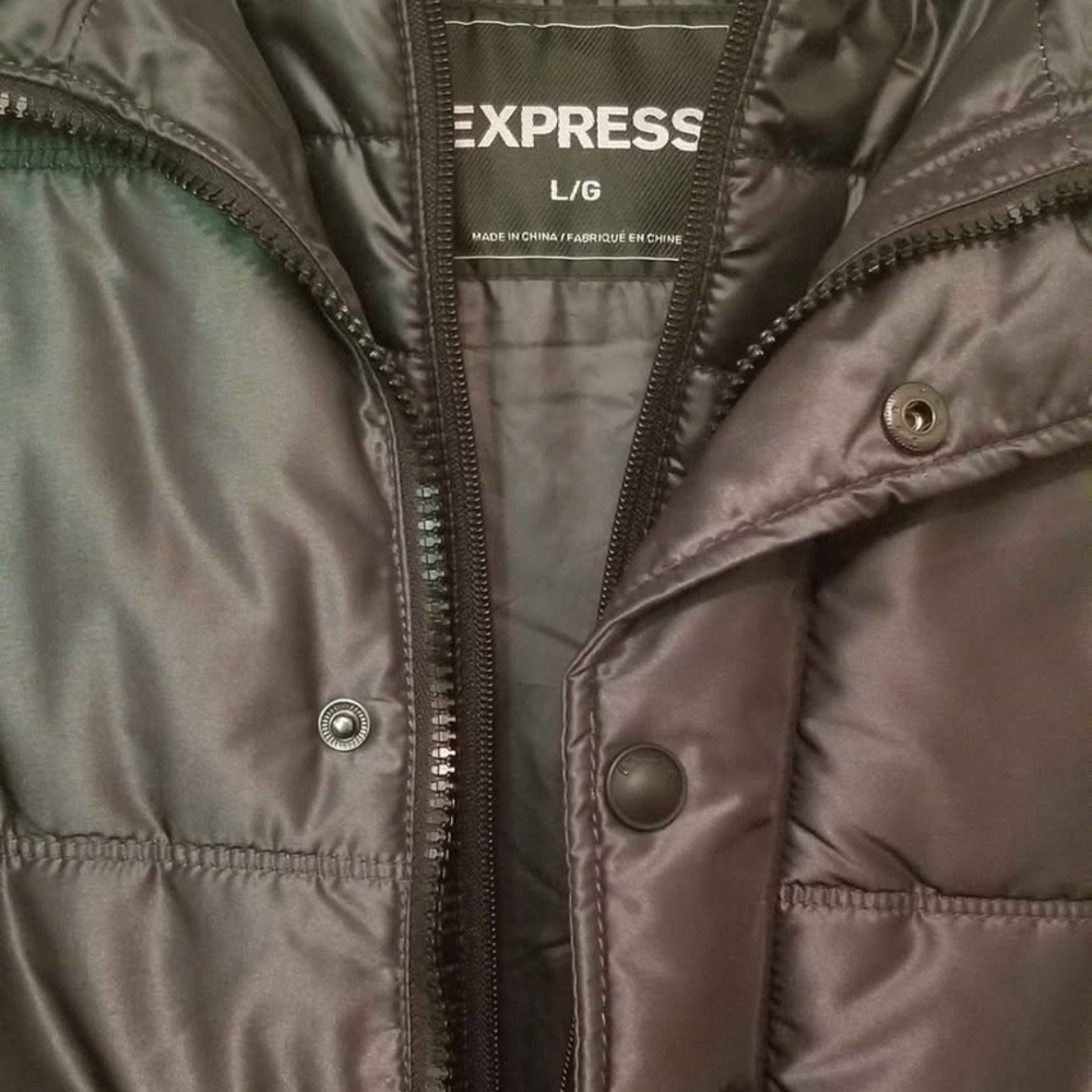 Express Vest L Black Puffer - Picture 3 of 4